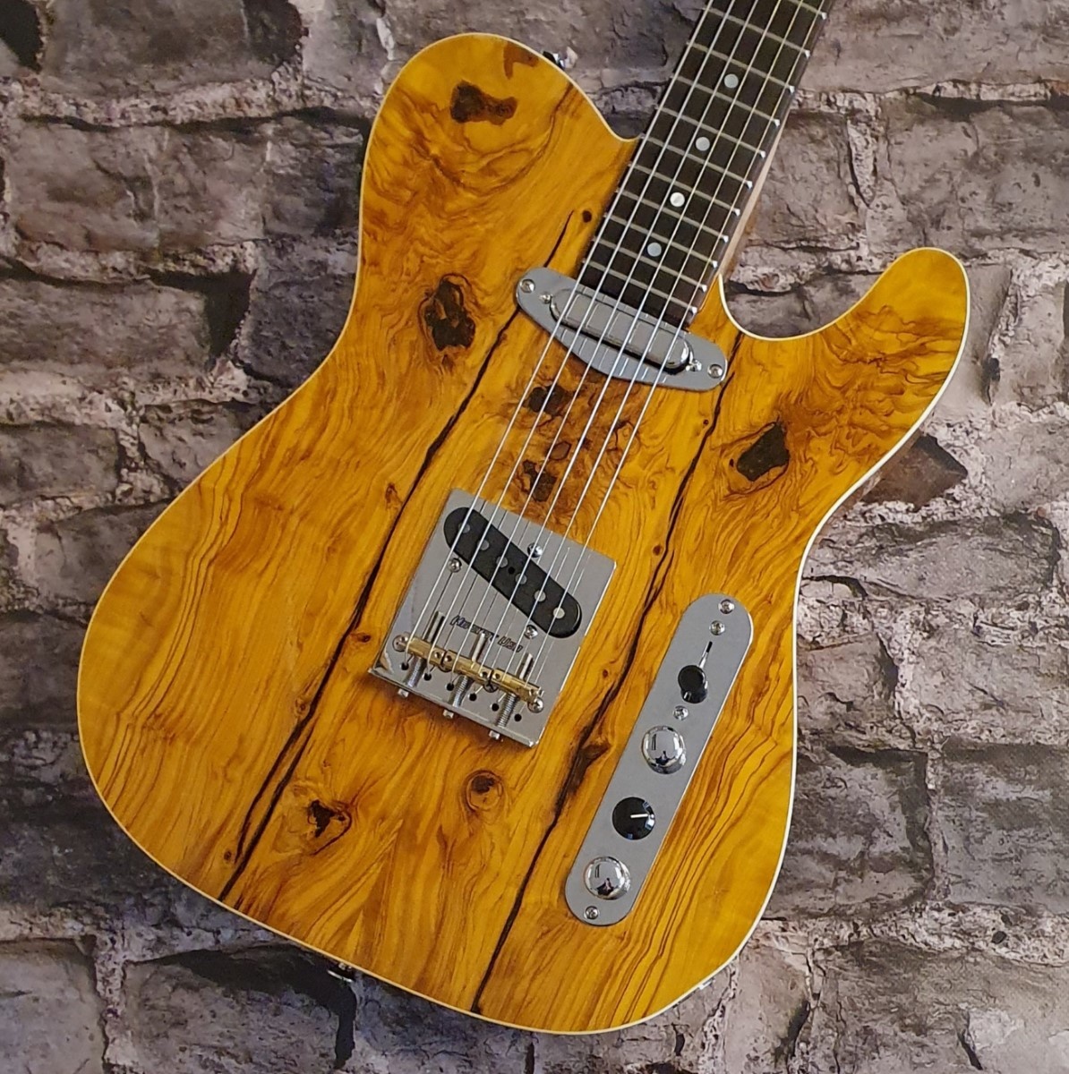 Vox Humana TE-Olivecaster Custom Guitar