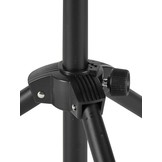 Music stand black foldable with bag