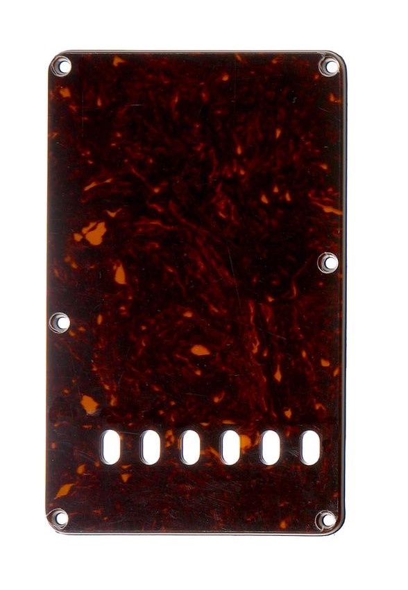 Strat tremolo spring cover tortoise 3 ply
