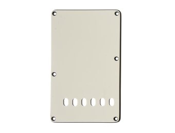 Stratocaster tremolo backplate parchment 3 ply
