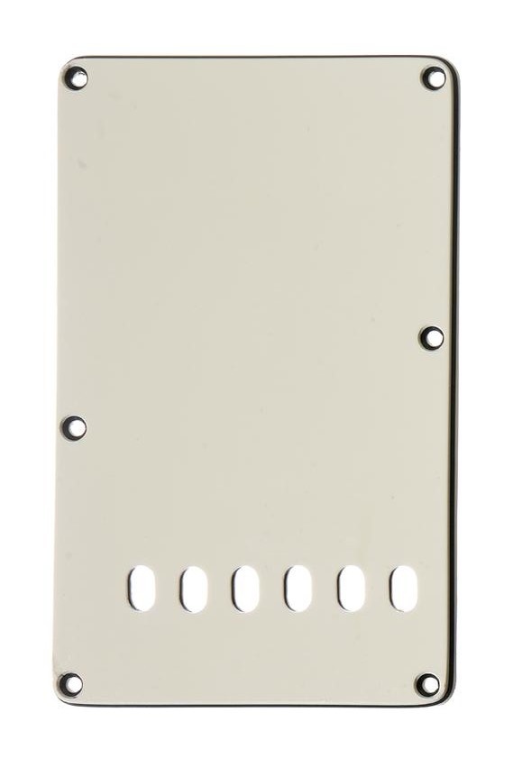 Stratocaster tremolo backplate parchment 3 ply