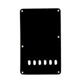 Strat tremolo spring cover  black 1ply