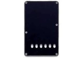 Stratocaster tremolo backplate black 3ply