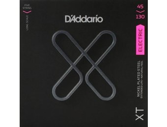 D'Addario XTB45130 Coated 5-String Bass Strings 045-130