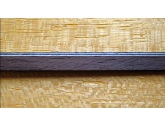 Binding rosewood + w/b/w/b fiber