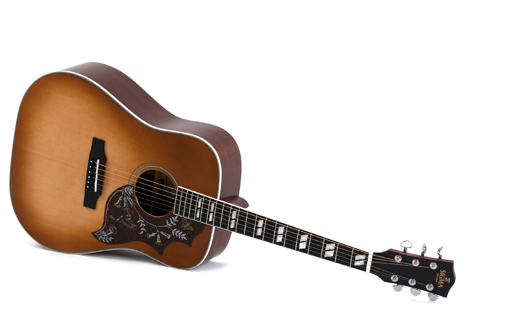 Sigma DM-SG5 Hummingbird Semi-Acoustic Guitar