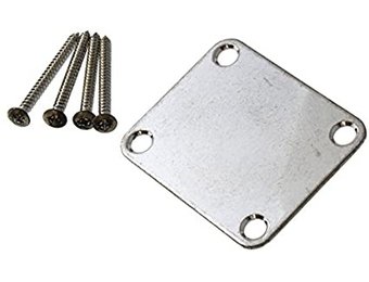 Neckplate aged with screws