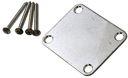 Neckplate aged with screws