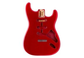 Allparts Candy Apple Red Finished Stratocaster ® body