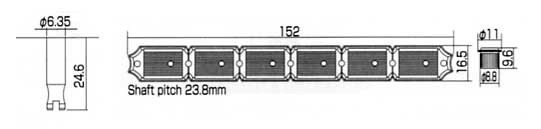 Gotoh SD91 Vintage Style Tuners aged 6L