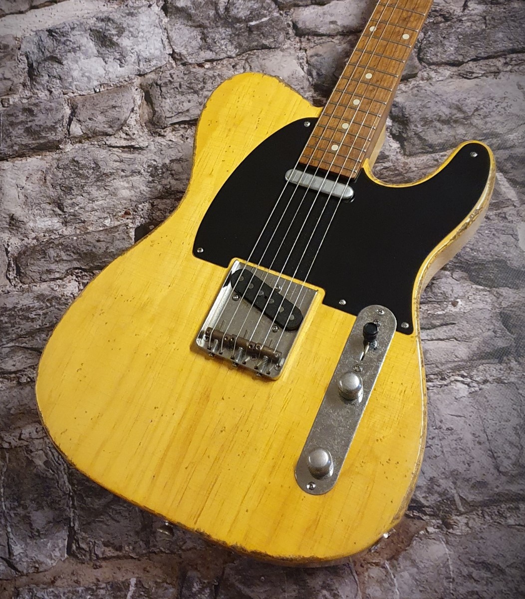 Vox Humana TE-Relic Custom Guitar Aged Butterscotch