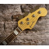 GROWLER Vox Humana Designed JB-Classic Bass Olympic White with Bound Neck