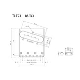 Gotoh BS-TC1AC In Tune Vintage Tele bridge aged
