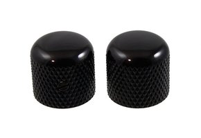 Dome knob black set/2
