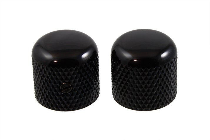 Dome knob black set/2