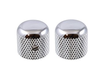 Dome knob chrome set/2