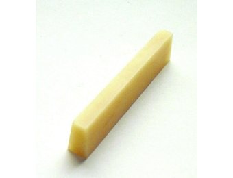 Unbleached bone nut blank 53 x 10 x 6mm