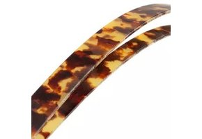 Binding 1,5 x 6mm 160cm yellow tortoise