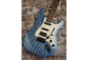 STONER Vox Humana Designed ST-HSS Relic Guitar Metalic Blue