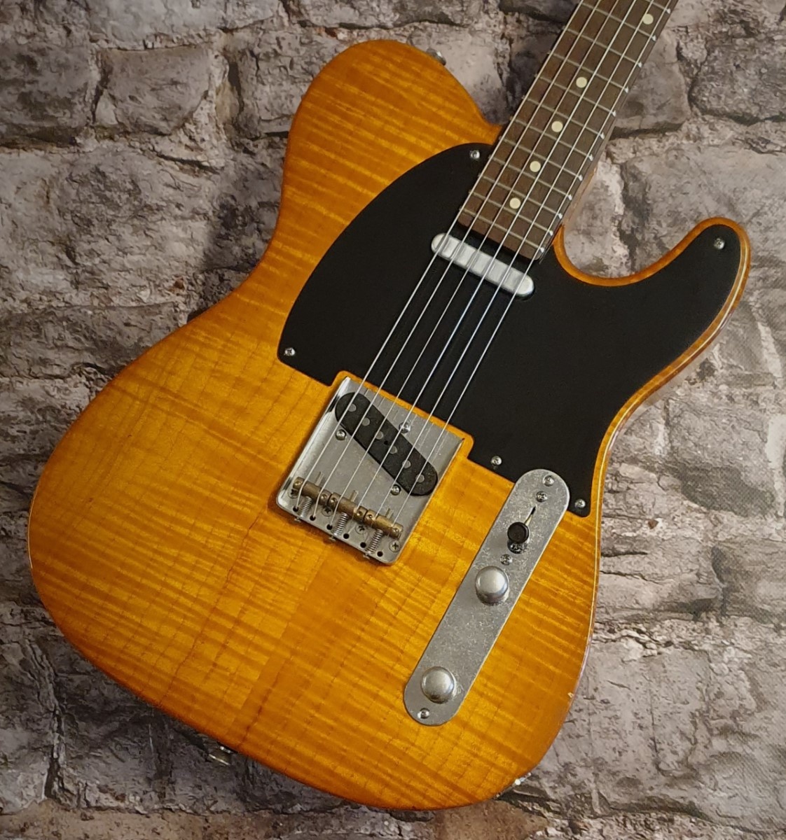 Vox Humana TE-Thinline Relic Custom Guitar Flame Maple Top