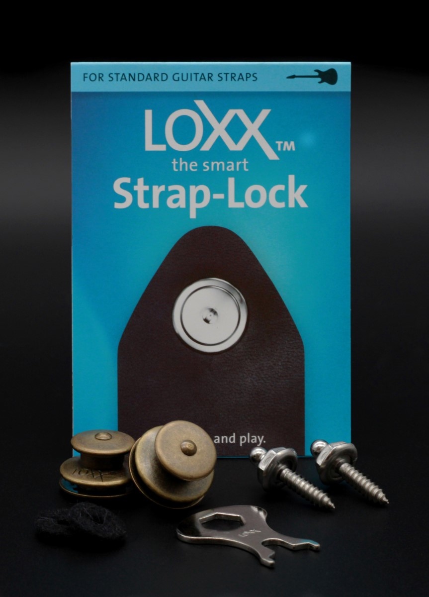 LOXX Straplock set/2 brass