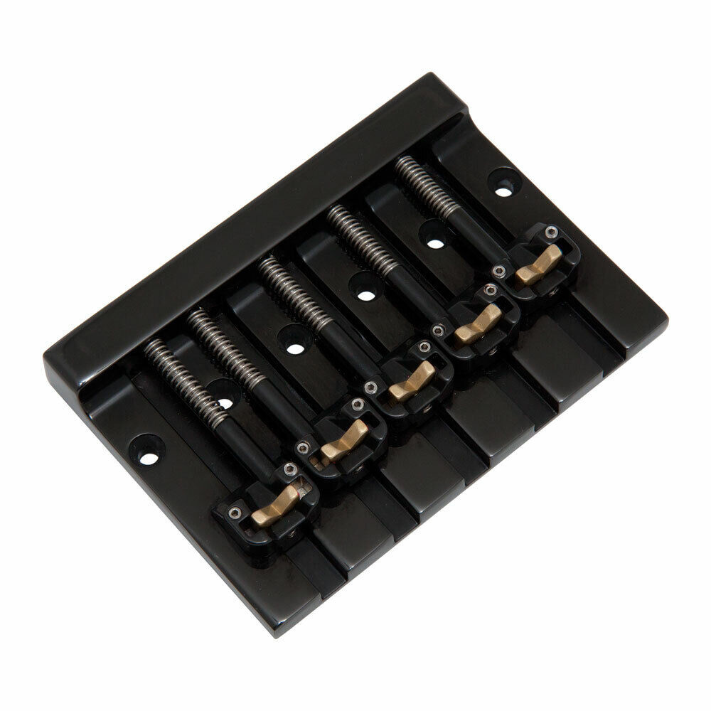 Hipshot 5K501B KickAss 5-String bass bridge black