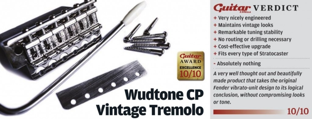Wudtone CP Vintage tremolo bridge with Highwood Saddles