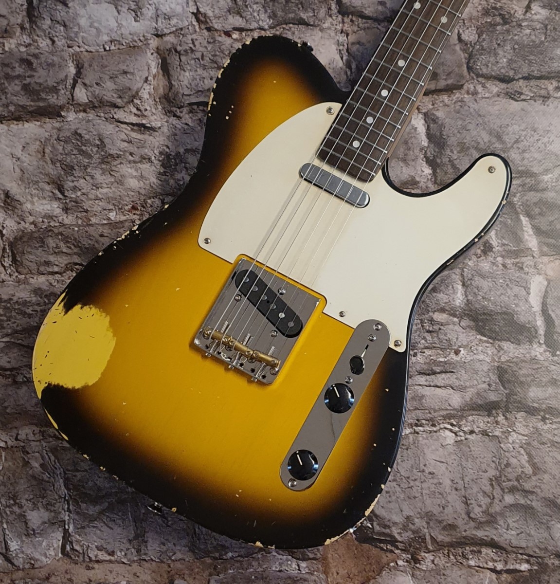 STONER Vox Humana Designed  TE-Relic  Guitar 2-Tone Sunburst