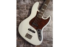 GROWLER Vox Humana Designed JB-Classic Bass Olympic White with Bound Neck