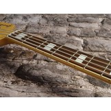 GROWLER Vox Humana Designed JB-Classic Bass Olympic White with Bound Neck