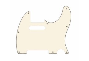 Boston TE-310-VW Tele pickguard vintage white 3ply
