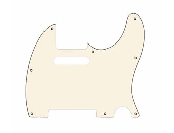 Boston TE-310-VW Tele pickguard vintage white 3ply