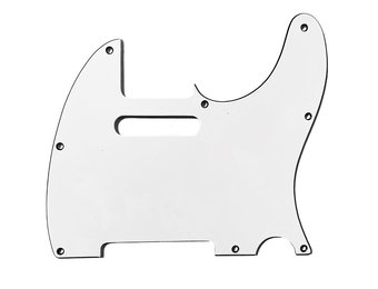 Boston TE-310-W Tele pickguard white 3ply