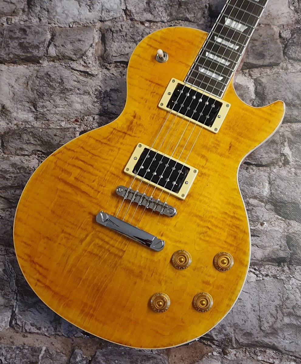 STONER Vox Humana Designed LP Figured Top Amber