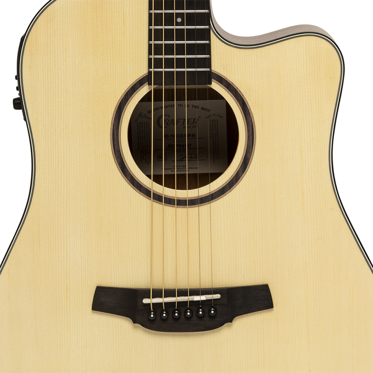 Crafter HD100-CE Dreadnaught Semi Acoustic