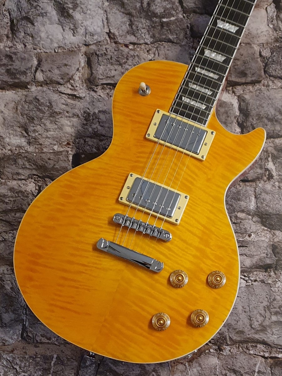 STONER Vox Humana Designed LP Flame Top Amber