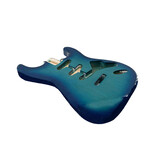 Allparts Ocean Blue Burst Finished Stratocaster body