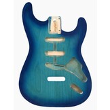 Allparts Ocean Blue Burst Finished Stratocaster body