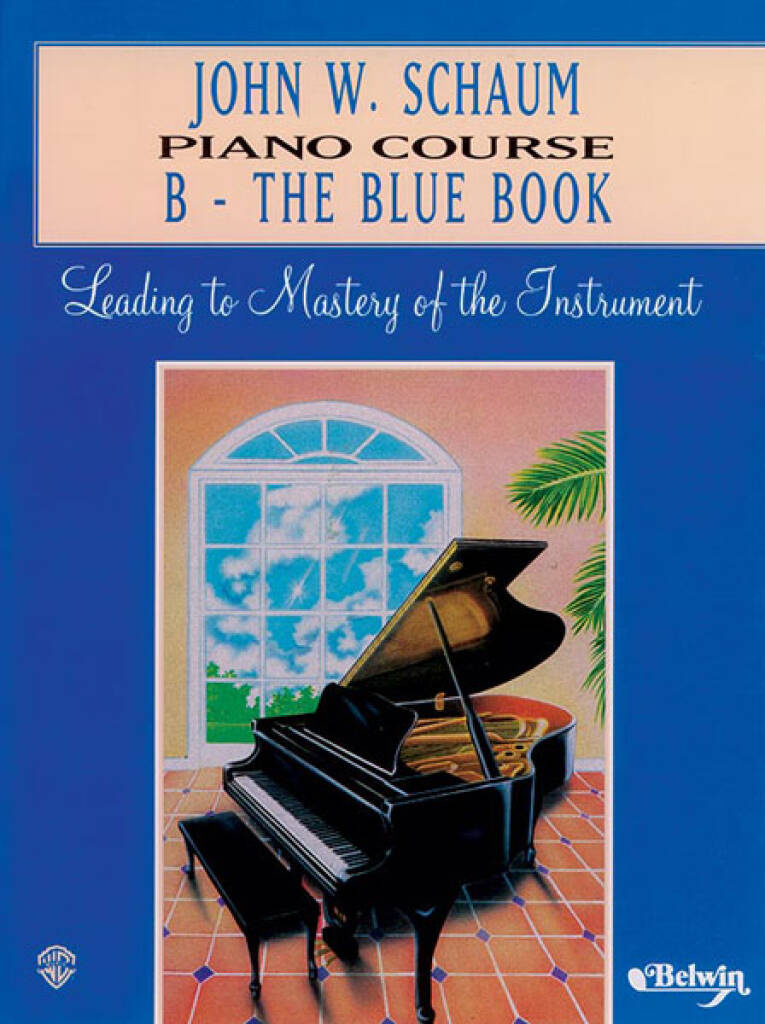 Schaum Piano course B/blue book