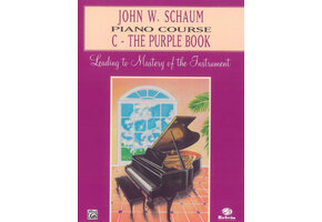 Schaum Piano course C/purple book