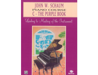 Schaum Piano course C/purple book