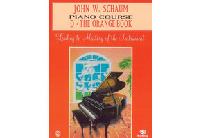 Schaum Piano course D/orange book