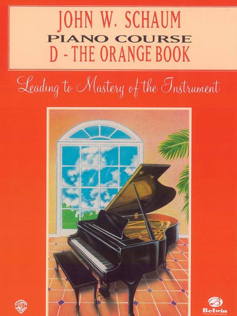 Schaum Piano course D/orange book