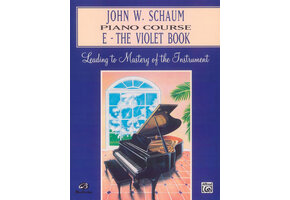 Schaum Piano course E/violet book