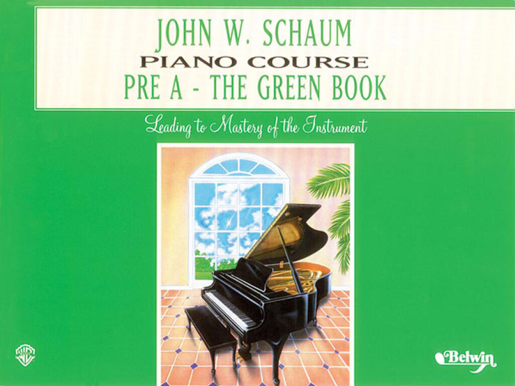 Schaum Piano course PreA/green book