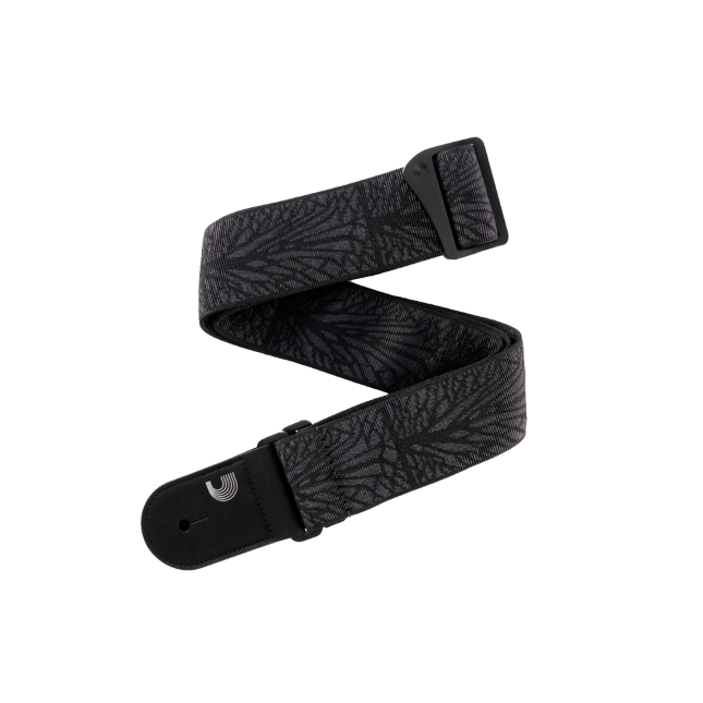 D'Addario guitar strap, 50 mm, Lightning black