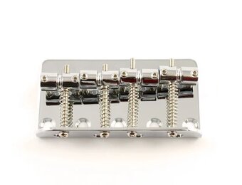 Allparts  bass bridge vintage nickel