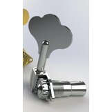 Hipshot HB6 1/2" Licenced Ultralite Bass Tuners chrome 1L/Bass side