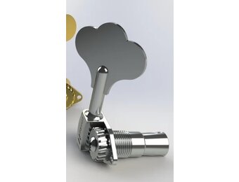 Hipshot HB6 1/2" Licenced Ultralite Bass Tuners chrome 1L/Bass side