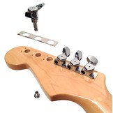 Hipshot Vintage Tuner Upgrade Kit GripLock Locking Tuners Nickel 6L